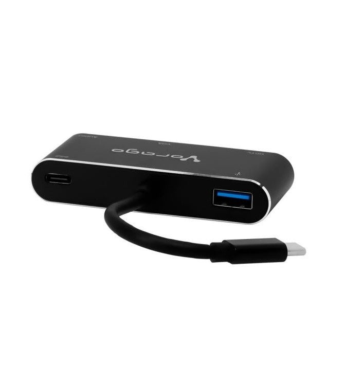 Convertidor Vorago 5 en 1 ADP-350 Usb tipo C a HDMI - VGA, Usb 3.0, Jack 3.5MM, PD Convertidor Vorago 5 en 1 ADP-350 Usb tipo C a HDMI - VGA, Usb 3.0, Jack 3.5MM, PD